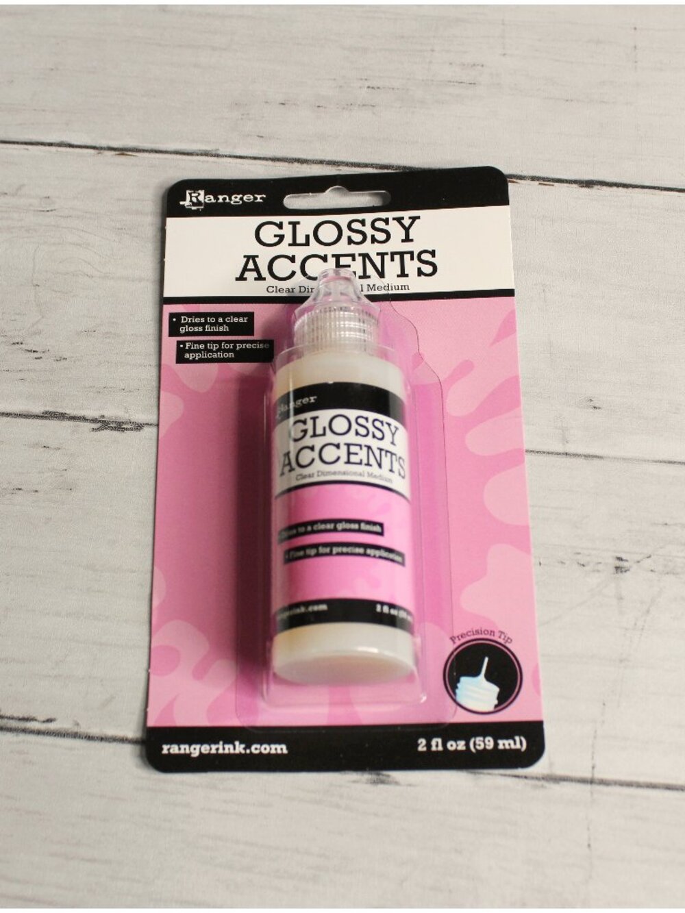 Ranger Glossy Accents Clear Gloss Dimensional Medium Finish Craft Scrapbook